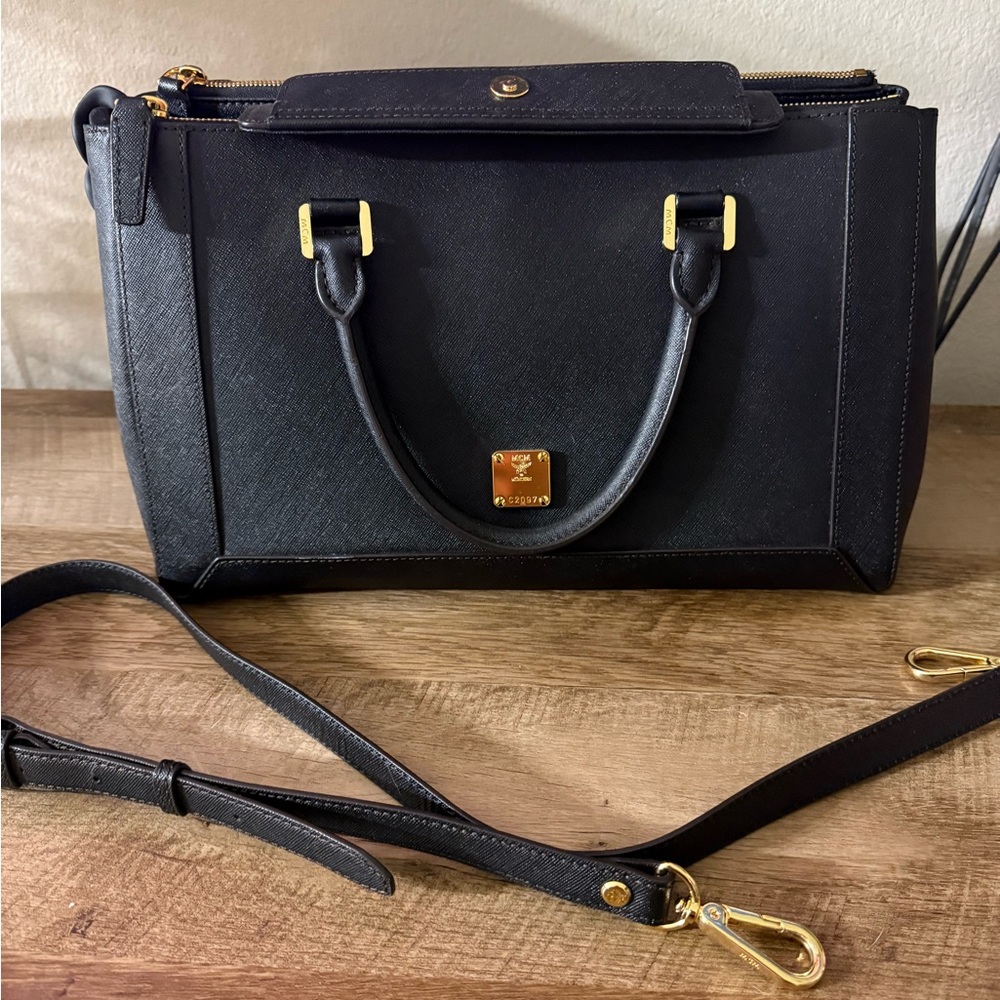 MCM Saffiano leather tote